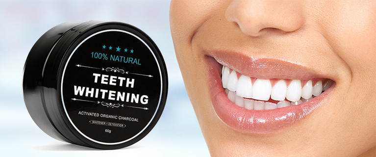Whiten your teeth with charcoal
