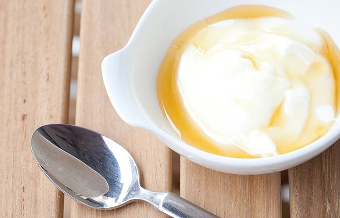 Honey with Curd and Oil